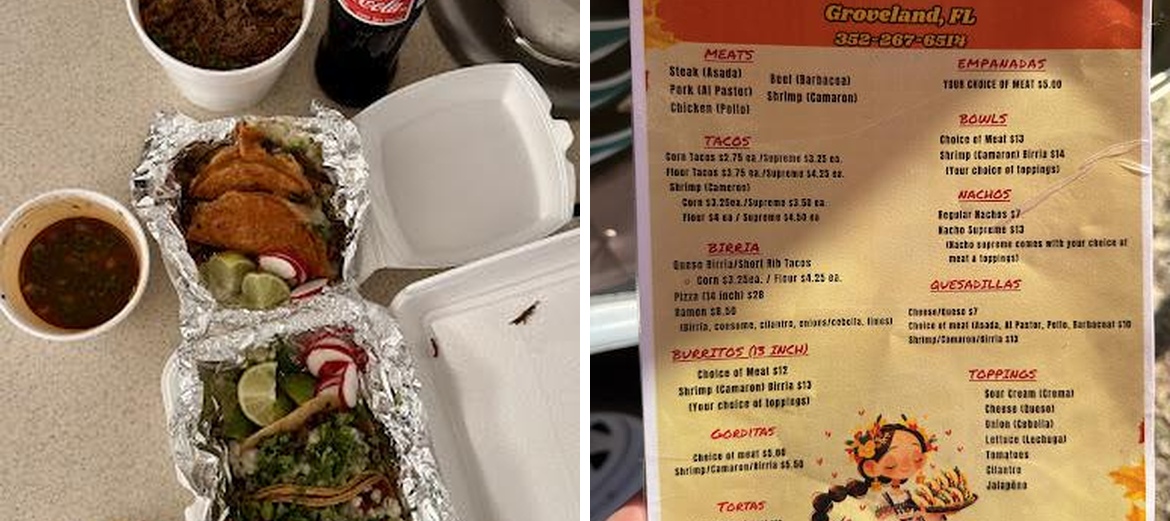 Las Comadres LLC Menu