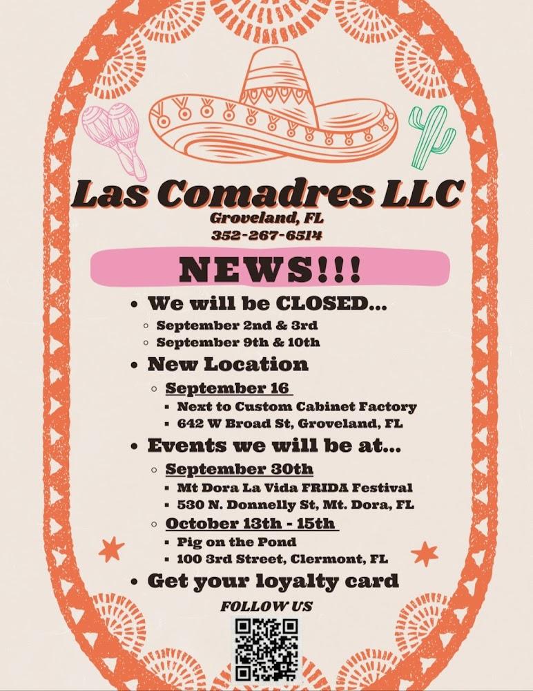 Las Comadres LLC Menu image 3